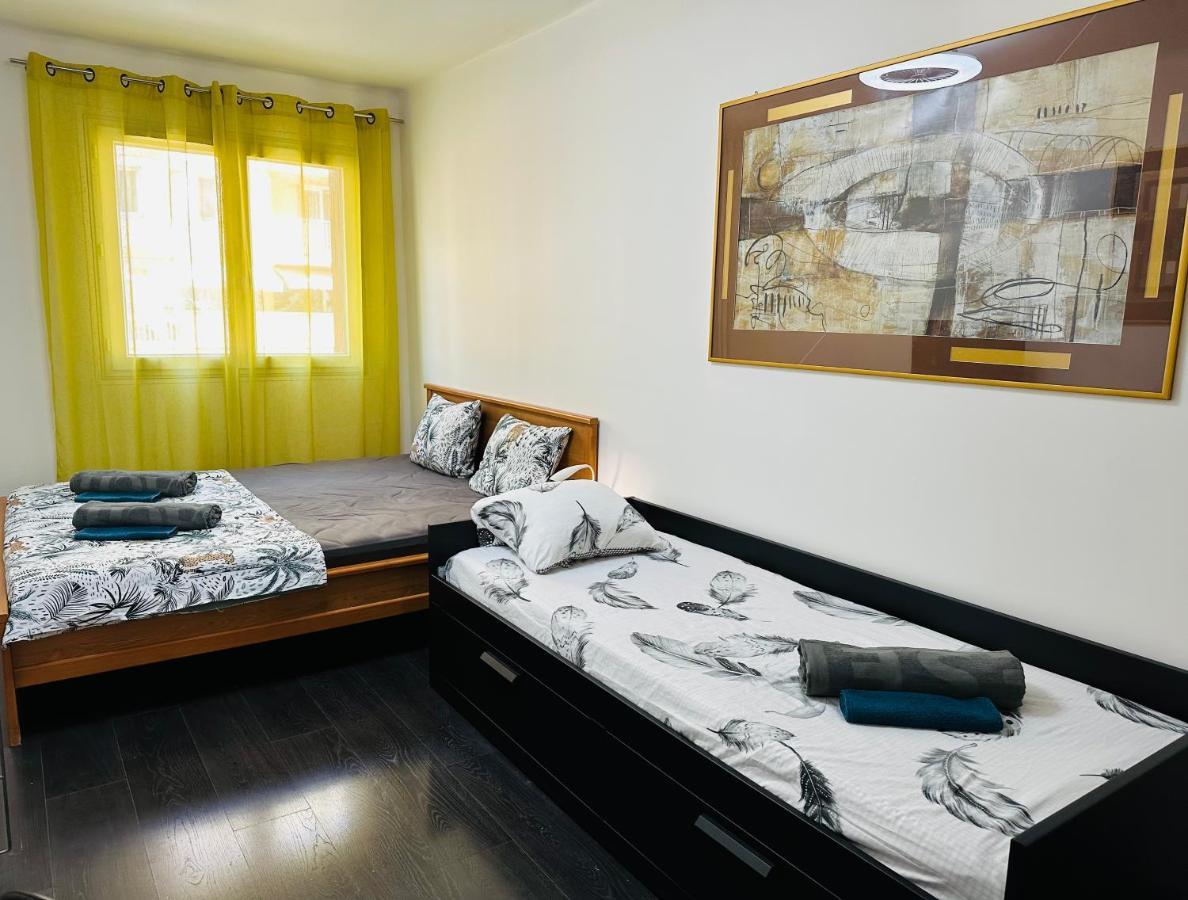 The Nice - 3 Rooms, 3Air Cond, 3Tv, 3Fans, 2 Wc, Wifi Everywhere 5Min Aeroport, Train, Beach, 1Min Tram, 15 Min Centre, Port, Parking Possible Kültér fotó