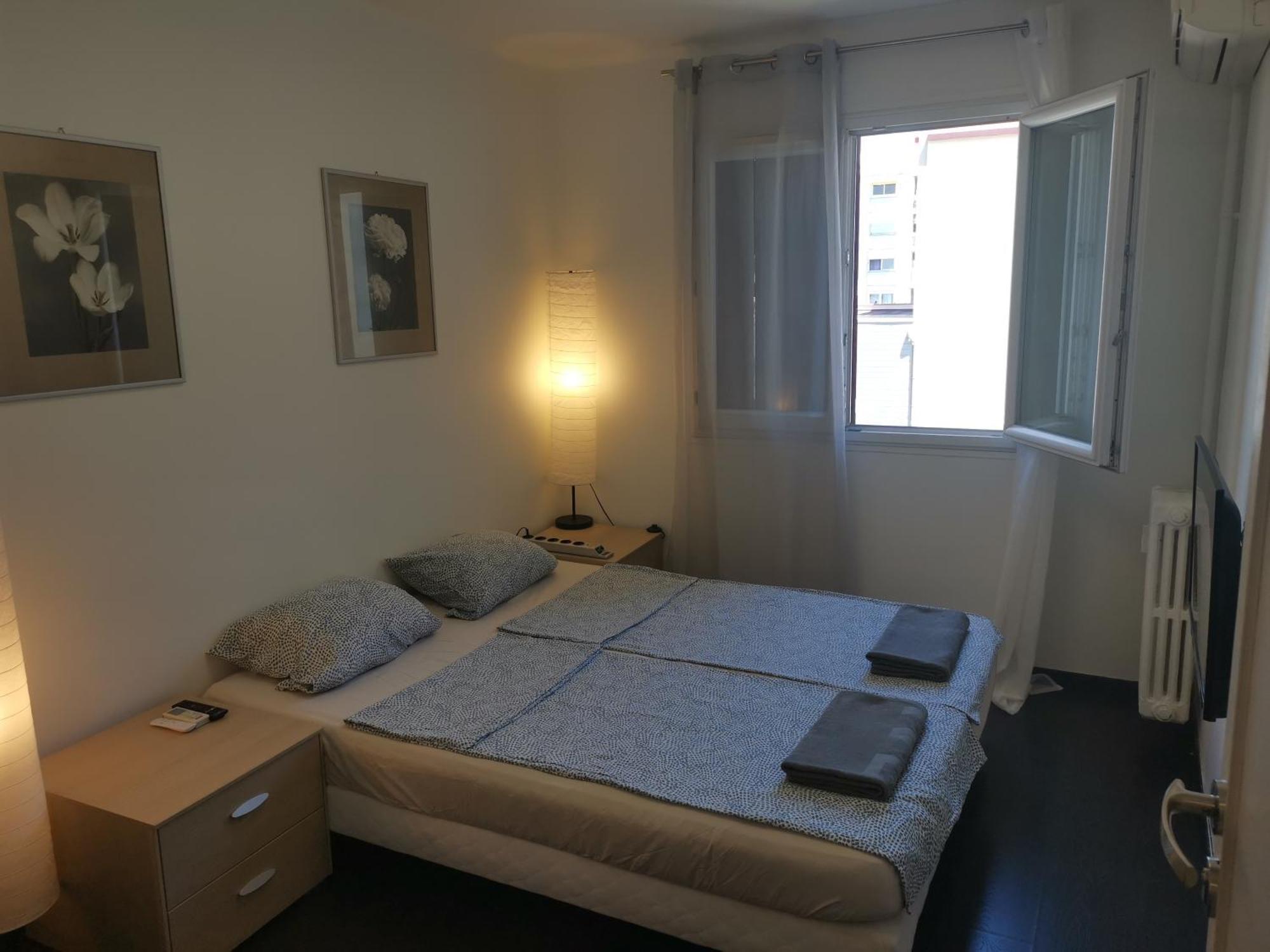 The Nice - 3 Rooms, 3Air Cond, 3Tv, 3Fans, 2 Wc, Wifi Everywhere 5Min Aeroport, Train, Beach, 1Min Tram, 15 Min Centre, Port, Parking Possible Kültér fotó