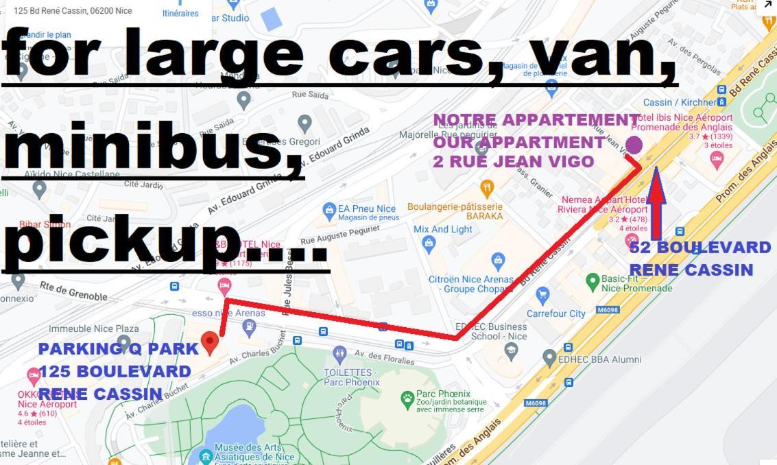 The Nice - 3 Rooms, 3Air Cond, 3Tv, 3Fans, 2 Wc, Wifi Everywhere 5Min Aeroport, Train, Beach, 1Min Tram, 15 Min Centre, Port, Parking Possible Kültér fotó